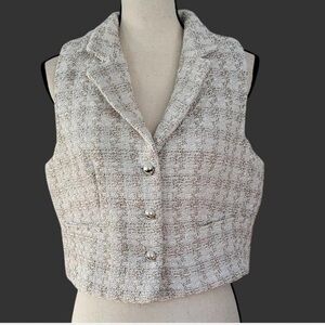 Rachel Zoe Tweed Vest - NWT